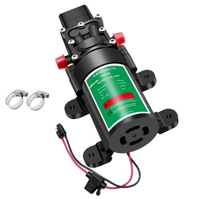 LONGRUN Fresh Water Pump 12V DC Diaphragm Pumps with Adjustable Pressure Switch,