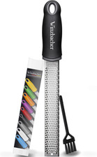 Premium Zester Reibe I Parmesanreibe, Zitronenreibe, Muskatnuss Reibe, Ingwerrei