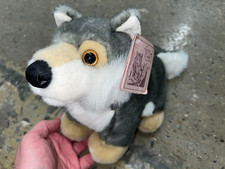 Aurora Husky Wolf Dog Plush Luv to Cuddle Stuffed Animal Toy w/ Tags