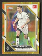 Tim Kleindienst 2025-26 Topps Chrome Bundesliga Gold Lava Refractor Base /50 #78