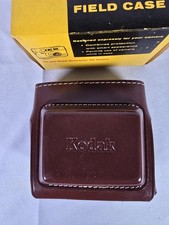 KODAK MOTORMATIC 35 CAMERA HARD LEATHER FIELD CASE VINTAGE NOS NEW 