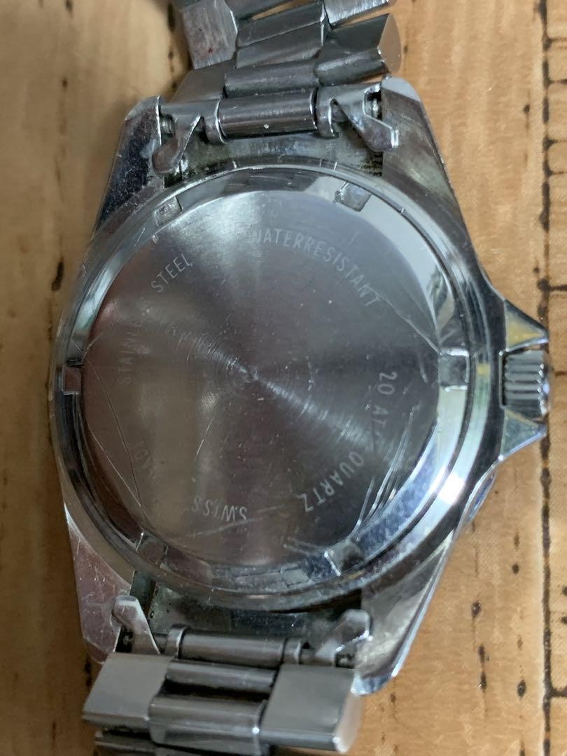 EDOX Sky Diver 200 METERS Black Dial Quartz Men's Watch from Japan