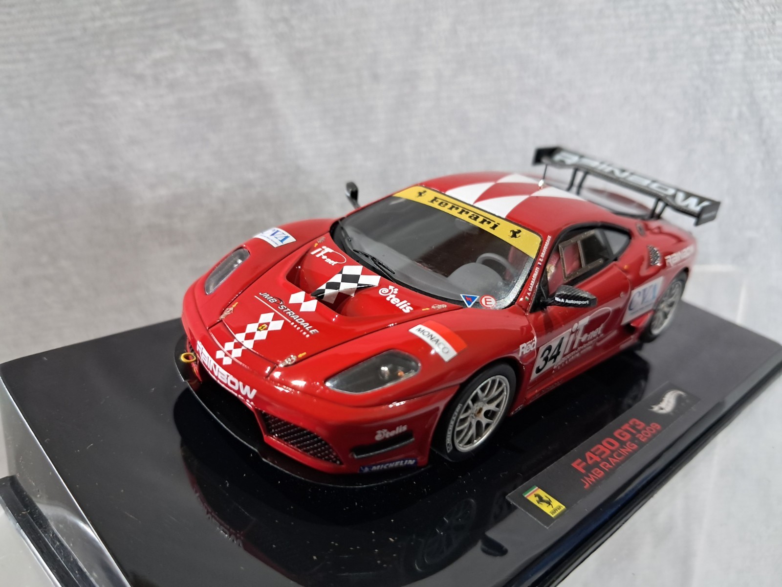 Ferrari F430 GT3 Hot Wheels Elite réplique idéale pour vitrine de salon