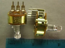 25 DI YA VR162G3R- B10K/B100K 10K/100K Linear Dual Gang R/A Panel Potentiometers