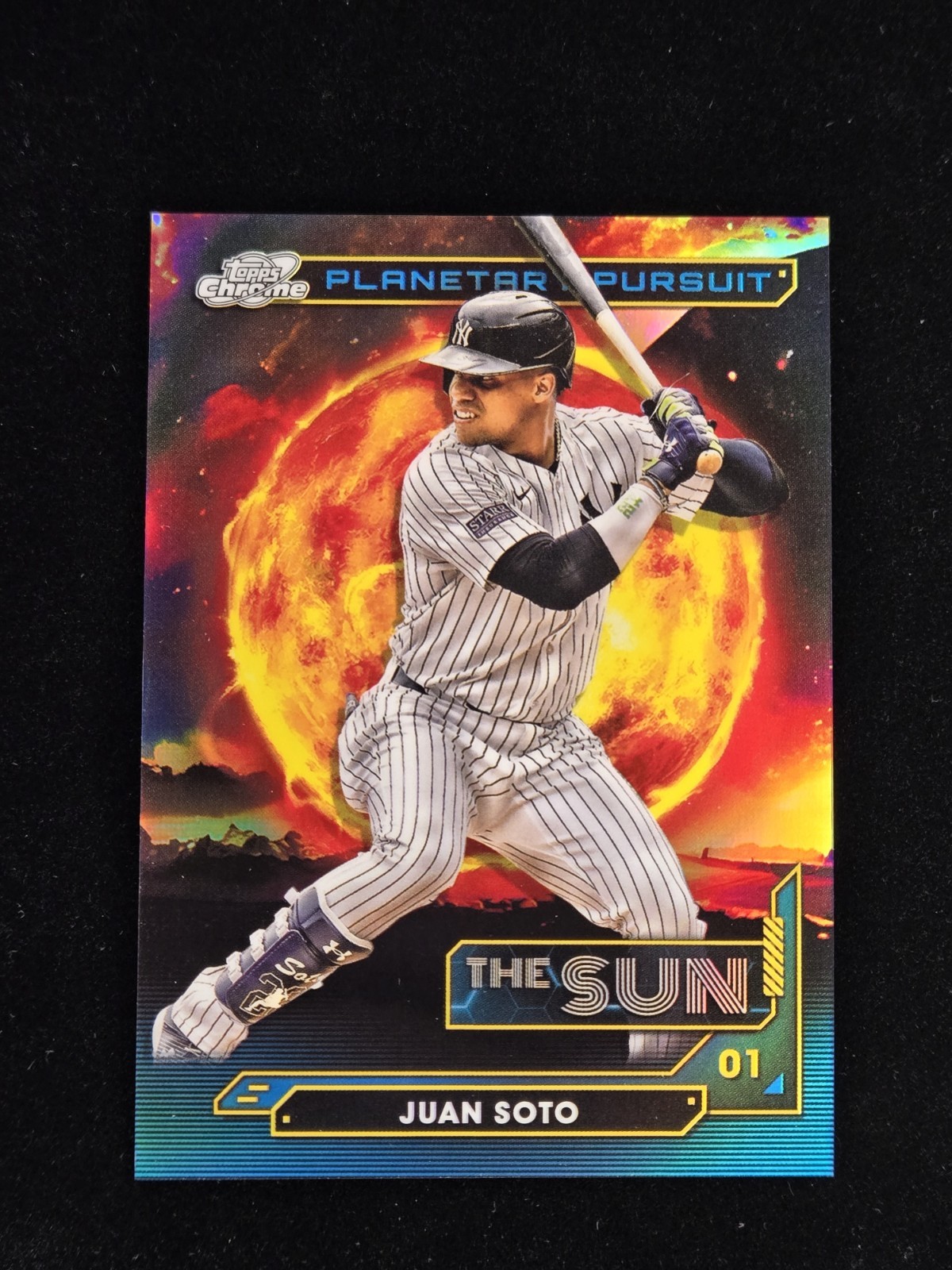 Juan Soto 2024 Topps Cosmic Chrome Planetary Pursuit The Sun #PPS-10 New York