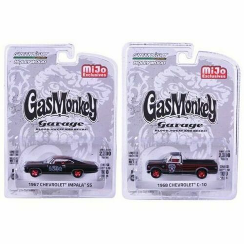 Greenlight Chevrolet Impala SS 1967 and C10 1968 Gas Monkey Garage