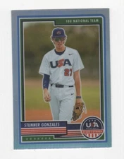 2023 PANINI USA BASEBALL STARS & STRIPES SILVER STUNNER GONZALES #8