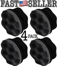4-pack Hex Grip Tire Dressing Applicator Car Detailing Tool Tire Shine Sponge