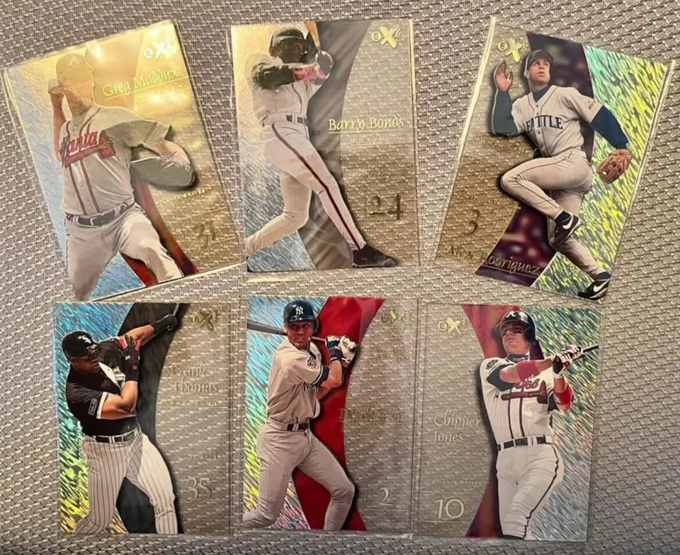 1998 Skybox Ex-2001 Baseball Set Griffey Thomas Ripken W/Stardate 2001 Set - Image 2 of 4