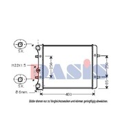 Aks Dasis WasserküHler MotorküHler Mechanisch GefüGt FüR Vw Golf Iv 1J1 1.4 16V