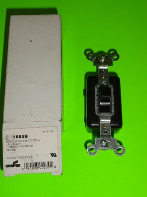 1) Arrow Hart 1895B Manual Motor Control 3 Position Switch 15A 120/277V Single P