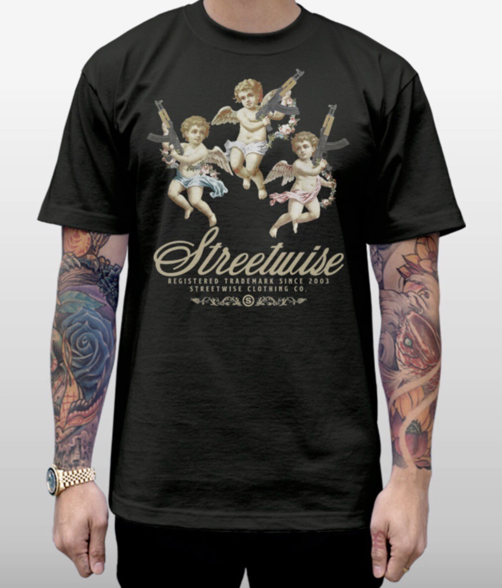 Streetwise Los Angels Black Shirt Black Streetwear Urban Fashion
