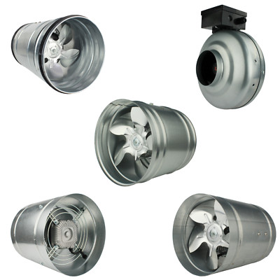 MKK Axialventilator 200 Mm – Leistungsstarker Rohrlüfter Für Abluft & Zuluft, 405 M³/h, ABS Kunststoff, IP44