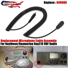 For Raymarine Ray215 VHF Radio Microphone Mic Cord Cable for R49060 Replacement