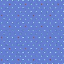 Tula Pink For Free Spirit - Besties - Unconditional Love - Bluebell, Fabric BTY
