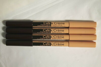 Lot of 4 Bourjois Cafe & Creme Eyeliner Pencil for inside and outside rim 0.05oz