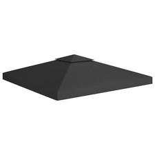 Festnight Gazebo Cover Canopy Replacement Party Tent Roof Garden 2 Tier A9C1