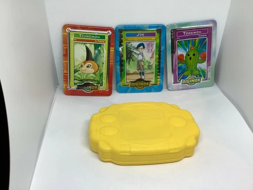 Digimon Tin Metal Cards Taco Bell 2000  with Digi Case