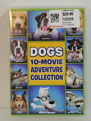 Dogs 10-Movie Adventure Collection DVD, KJ Apa,Alicia Silverstone,Ty Burre NEW 