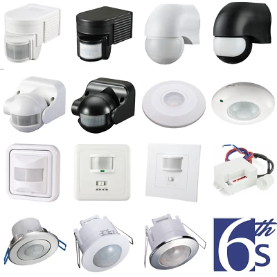 ADELID® Bewegungsmelder Bewegungssensor Außen Bewegungs Sensor Aufputz Infrarot E27 LED