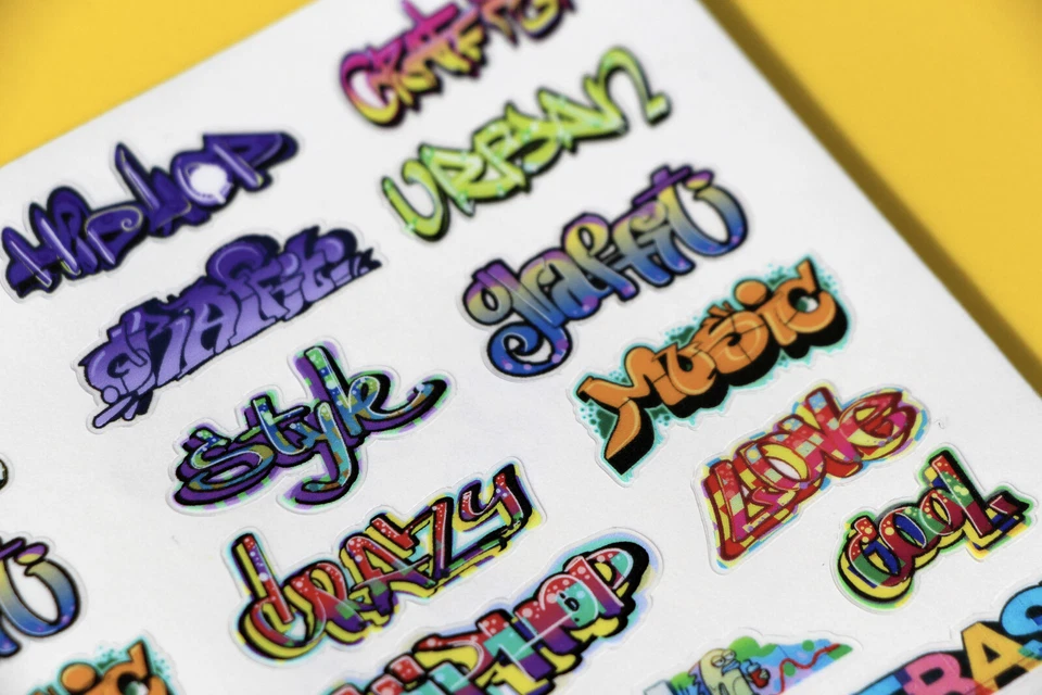 Model Railway GRAFFITI stickers decals HO OO Gauge ideal for coaches, buildings - Image 3 of 4