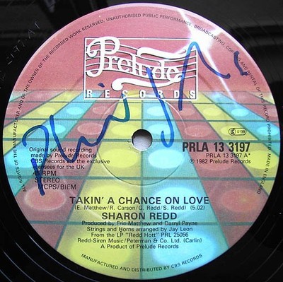 Sharon Redd - Takin' A Chance On Love (Full Length Version) (12'')