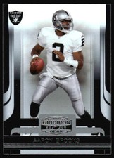 2006 Donruss Gridiron Gear Aaron Brooks #76 Oakland Raiders