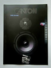 Canton Home Theater Movie Pack Brochure 1995 specifiche volantino Dolby Surround Audio