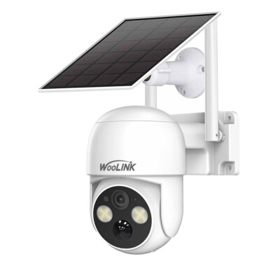 WOOLINK Solar Powered Camera Outdoor 2MP/4MP WiFi Smart Home Security Wireless