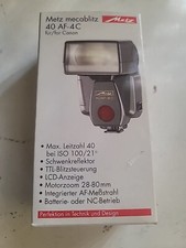 Flash zoom di potenza Metz 40 AF-4C per fotocamere Canon EOS