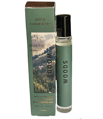 (1)Good Chemistry Rustic Woods Rollerball Cologne Unisex