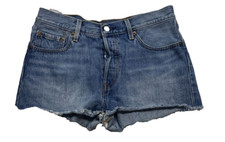 Vintage Levi's 501 button Fly raw Hem Women's Short High Rise Size 29