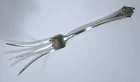 Antique LUNT STERLING SILVER LEMON FORK - ORLEANS Pattern No Monogram 5" Long