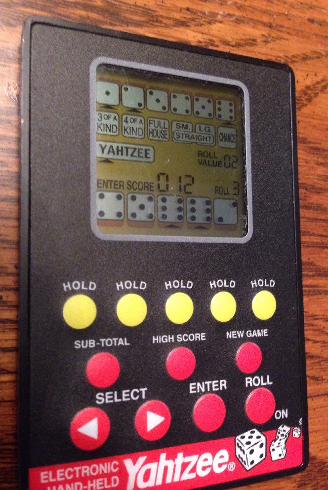 1999 Hasbro Electronic Hand Held Yahtzee Game eBay
