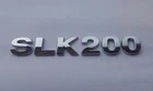 New Chrome 3D Self-adhesive Car Letters badge emblem sticker Spelling SLK200
