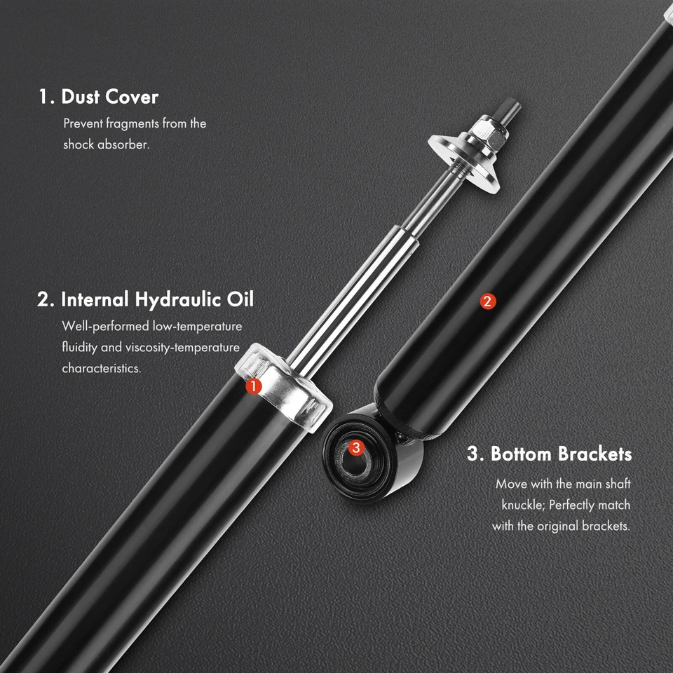 2x Amortiguador delantero para Mercedes-Benz W163 ML320 1998-2003 ML350 03-05 Foto 3 de 4