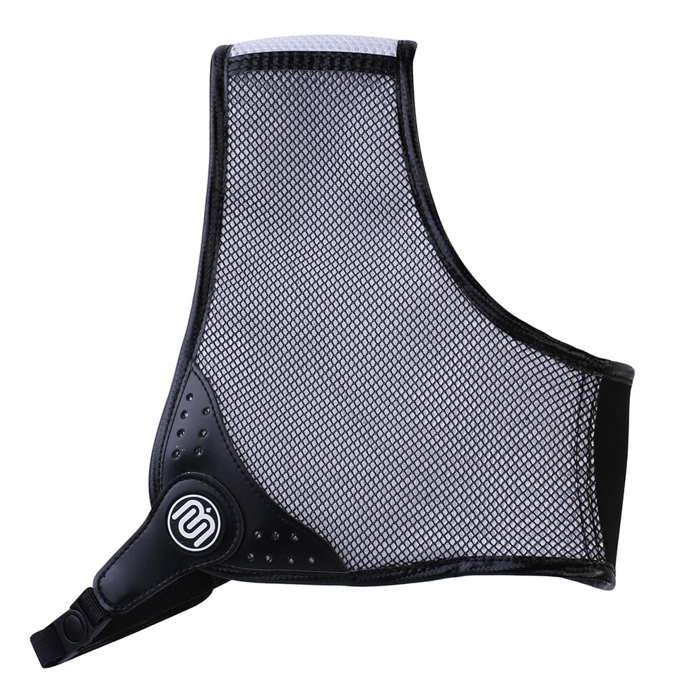 Protector de pecho de tiro con arco ajustable de 3 capas de cuero + tela duradera Foto 3 de 4