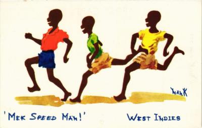 CPM AK Mek speed man!' CURACAO (660335)