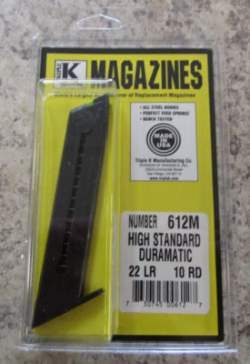 High Standard Duramatic .22 LR 10 Rd - Blued Triple K 612M