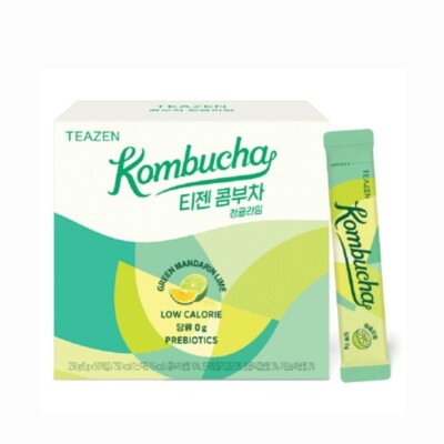 Teazen Kombucha Green Mandarin Lime 5g x 50ea Prebiotics Tea Slimming Tea K-Food
