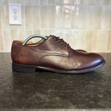 Paul Smith  Derby Oxford Italy Burgundy Aubergine Leather  Size 8.5 or 42.5 EU