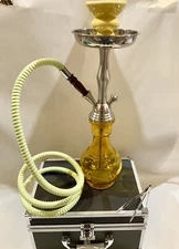 INHALE 17 INCH 1 HOSE JUNIOR HOOKAH IN A HARD SUITCASE