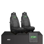 Land Rover Freelander 2 Heavy Duty Front Seat Covers Protector In Black