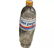 Vintage Diet Pepsi-Cola 1 Litre ass bottle antique Pepsi collectable