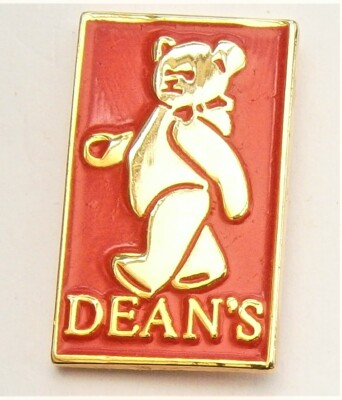 A614:) Emaille Red Dean s Teddybär Anstecknadel