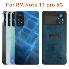 6.67" For Xiaomi Redmi Note 11 Pro 5G Battery Cover Back Glass Door Camera lens