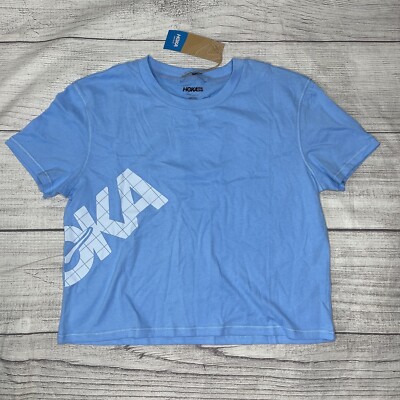 Hoka One One Women's XS All-Day Tee Blue Short Sleeve Shirt | eBay