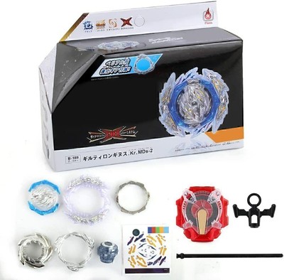 NEW B-189 Guilty Longinus Kr Metal Destroy-2 Beyblade DB+Sparking LR Launcher