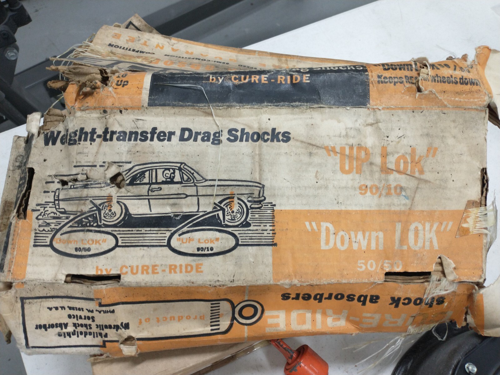64-70 FORD MUSTANG VINTAGE DAY 2 NOS FRONT CURE-RIDE 90-10 RACE SHOCKS ...