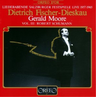 FISCHER-DIESKAU/MOOR Lieder: Salzburg Festival Live Vol. 3 (Fischer-Dieskau (Cd)